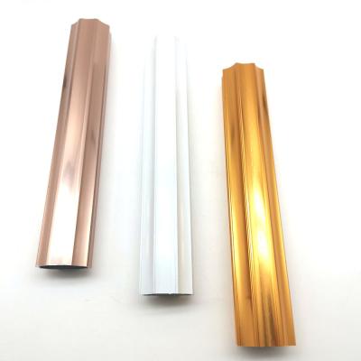 China Anodizing Elegant curtain rod pole/Aluminum Alloy Double Curtain  Poles Rods for sale