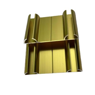 China Shipping from Shanghai or Nanjing Port Durable Aluminum Profile for Wardrobe Sliding Doors for sale