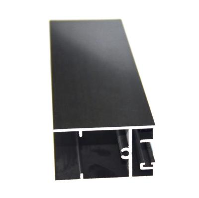 China 6063/6061/6005/6082/6060 Black Aluminium Sliding Door Profile for Doors Windows Frame for sale