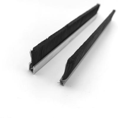 China 6063/6061/6005/6082/6060 Alloy Grey Dust Proof Anti Noise Window Mohair Weather Strip for sale