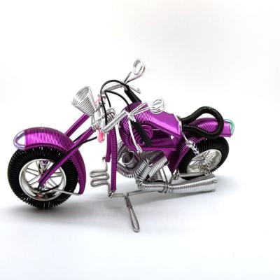 China Aluminum Wire Decorative Motorcycle Craft Perfect Business Gift for Craft Enthusiasts for sale