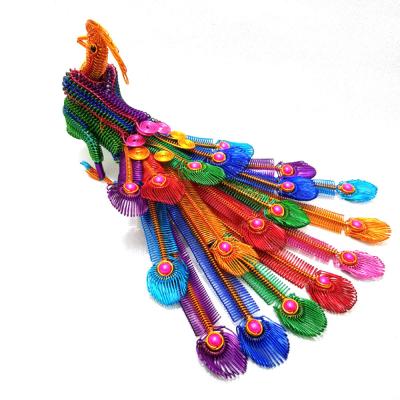 China Custom Length Aluminum Wire Craft Peacock Art and Craft for 40 HQ Loading over 23 Tons for sale