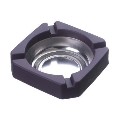 China Modern Design Metal Ashtray for Portable Smoke in Western Restaurant and Coffee Shop for sale