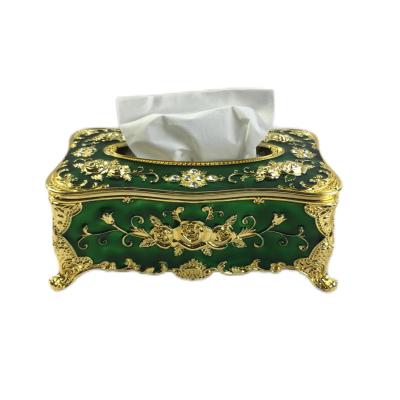 China Light Luxury Drawer Living Room Creative European Style Tissue Box, Home Carton Box Europe Plastic Tissue Box Like Hand Bag for sale