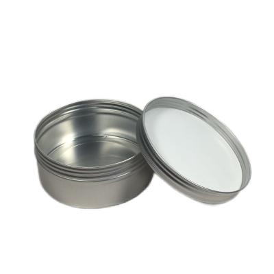 China Hair wax and hair paste aluminum box circular aroma candle jar aluminum jar for sale