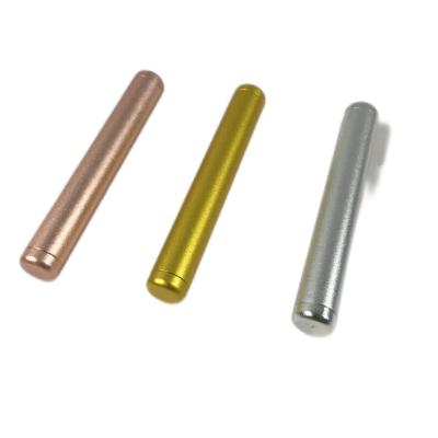 China Aluminum alloy cigar tube with silicone seal metal storage tank anti-wet anti-fall sealing tube smoke set for sale