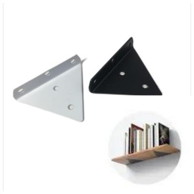 China Dynamics hot sale Black Support Bracket Heavy Duty Industrial Home Floating Wall Shelf Bracket for sale