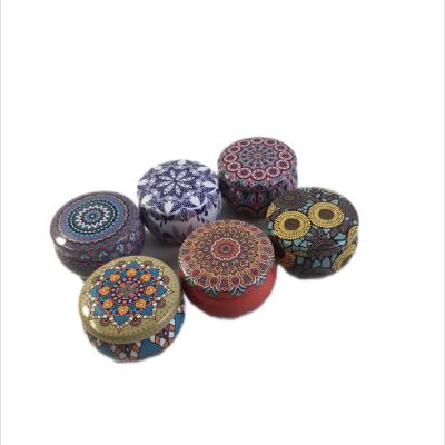 China Round Iron Cans for Aroma Candles Iron Candle Jars for sale