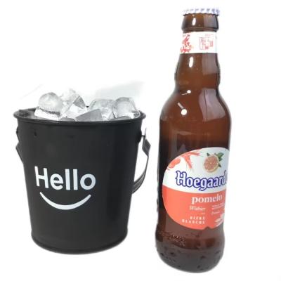 China New Product Classic Style Plain Ice Bucket Outdoor Silver Ice Bucket Custom Logo for sale