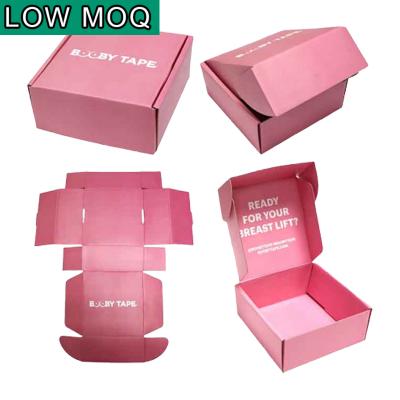 China Custom printed eco materials packaging box black recycled corrugated cardboard mailer box for clothes for sale