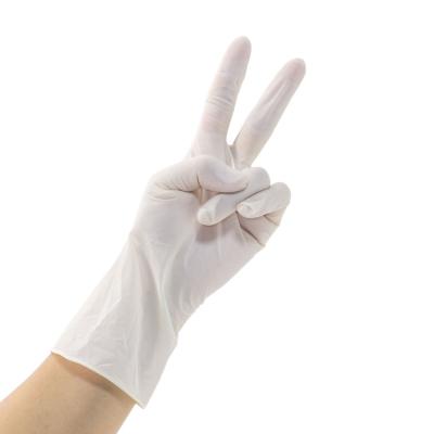 China Strong / Durable / Delicate / Comfortable / Free Of Holes Latex Examination Gloves Malaysia for sale