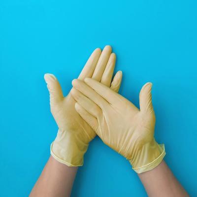 China Strong / Durable / Sensitive / Comfortable / Free Of Holes Malaysia Clean Room Antistatic Latex Gloves for sale