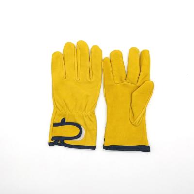 China Goat Leather Level A Good Quality Leather Motor Drive Work Gloves Goat Leather for sale