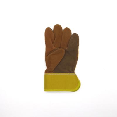 China Cow Split Leather/Suede Leather/Non-slip Wear/Rugged/Welding/Welding Cow Split 707 Leather Work Safety Gloves for sale