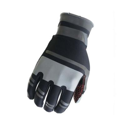 China Microfiber on Palm / Knitting Fabric on Back / Silicone on Joints Silicone Coated Normal Mechanic Microfiber Work Gloves for sale