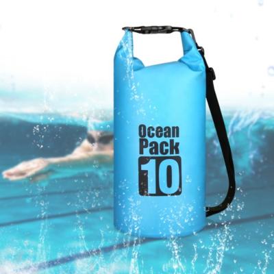 China Custom Logo Printed Weatherproof Waterproof Dry Bag 20 Liter Drybag Backpack for sale