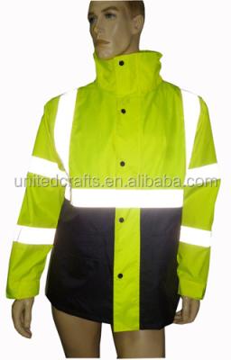 China 100% Polyester Safety Waist Fluorescent Flame Retardant Coat for sale