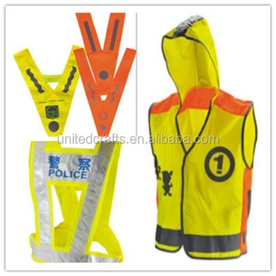 China 100% Polyester Motorcycles Mens Fluorescent Reflective Jacket High Visibility EN20471 Mesh Safety Vest Safety Reflective Vest for sale