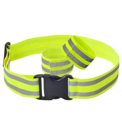 China Water Proof Custom Safety Vest Reflective Adjustable Running Belt for sale