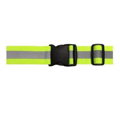 China High Visibility Adjustable Elastic Fluorescent Reflective Stock Cycling Size / Reflective High Visibility for sale