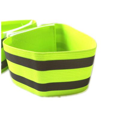 China High Visibility Elastic Reflective Armband With Buckle for sale