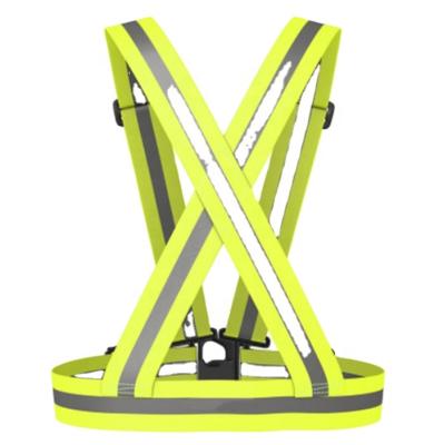 China Water Proof Reflective Safety Adjustable Reflective Running Vest, Safety Reflective Vest with Adjustable Strap for Running, Cycling for sale