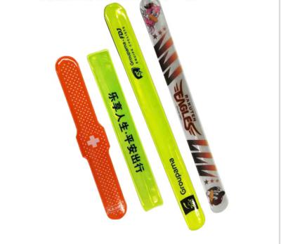 China Plastic Factory Make Magic Slap Band PVC Slap Bracelet , Kids Slap Band for sale