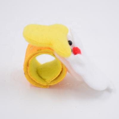 China Christmas Gift High Quality Christmas Kids Toy Plush Slap Band Led Slap Bracelet for sale