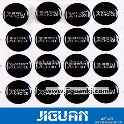 China 2022 New Clear Flexible Sticker Epoxy Resin Decorative Doming Vinyl Sticker for sale