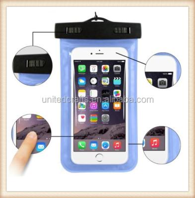 China Mobile Phone Waterproof Underwater Pocket Filter Mount Dry Cover for Phone Cell Phone Touch Screen for sale