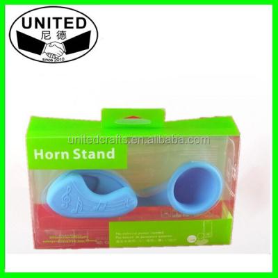 China New universal wireless silicone horn holder, silicone phone speaker, silicone phone amplifier for sale