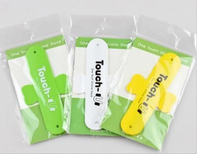 China Newest Smartphone Touch U Silicone Cell Phone Assessory Durable Sticky Holder for sale