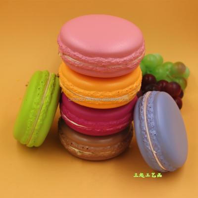 China Europe Hotsell Artificial Fake Macaron PU Cake Simulate Macaron Design For Decoration for sale