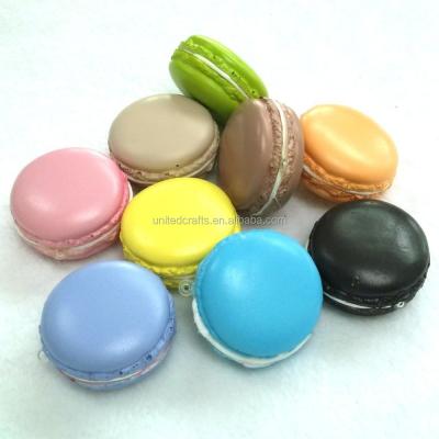 China Europe Imitation Food - Soft Realistic Fake PU Squishy Macaron for Fridge Magnets or Cell Phone Charms for sale