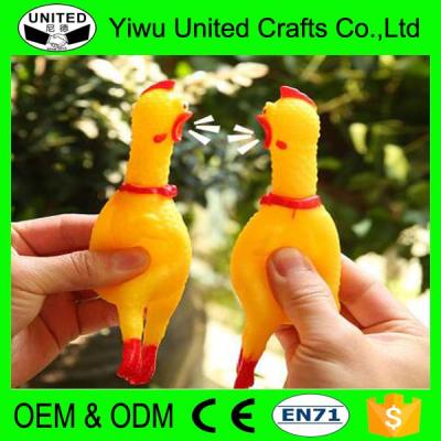 China Children's toys squeeze healthy toy chicken dog toy chicken shrilling toy for sale