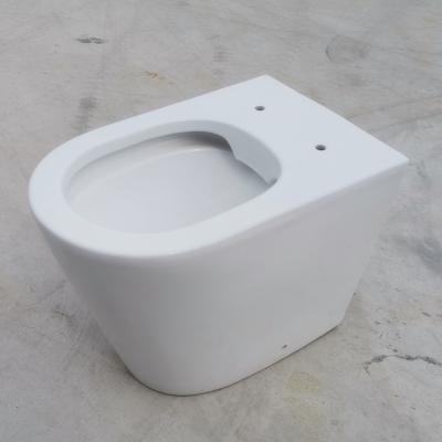 China New Double-flow Bathroom Washdown P-trap Model Home Floor Ceramic Toilet For Sale for sale