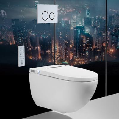 China Automatic Operation New Style Water Saving Auto Flush Wall Hung Smart Toilet for sale