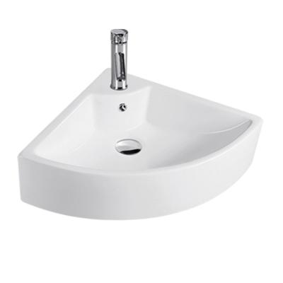 China Modern Bathroom Triangle Wash Basin Ceramic Basin For Sale for sale