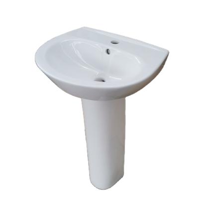 China Modern Porcelain Comfort Bathroom Sanitary Pedestal Sink For Sale for sale