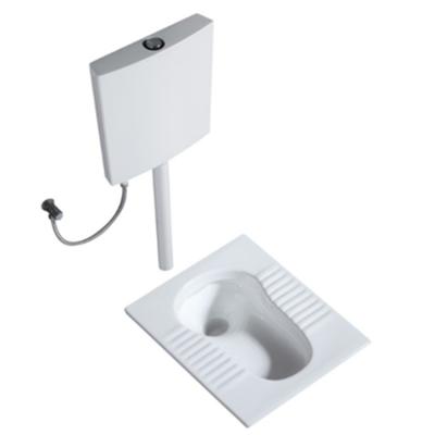 China Modern Sanitary Ware Ceramic Squat Pan Wc Squat Toilet for sale