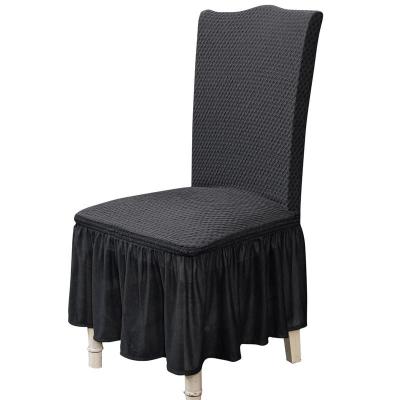 China Simple Luxurious Style Chair Cover Stretchable High Quality For Banquets And Hotels Lounge for sale