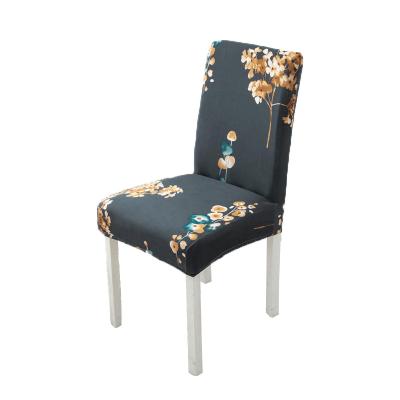 China Durable Elastic Cover Jacquard Single Stretch Connected Universal Chair Cover for sale