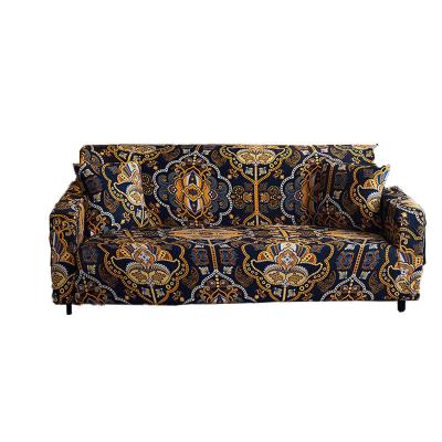 China Amazon Wholesale Hot Sale Designs Elastic Breathable Comfort Printed 3 Seater Sofa Cover Set for sale