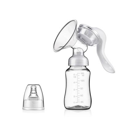 China Low Price BPA New Silicone Breast Pump Painless Massage Manual Portable Free Type Suction for sale