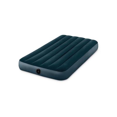 China Intex-64734 Removable Cover Wholesale Stock Ready To Ship PVC To Enlarge Dream Green Air Mattress for sale