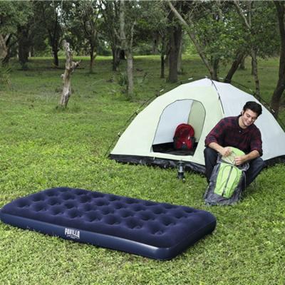 China 2021 Hot Sale Foldable Air Mattress Inflatable Classic Camping Single Air Bed Mattress for sale