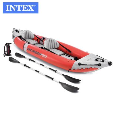 China PVC INTEX 68309 EXCURSION 2 Rowing Boat Inflatable Kayak Fishing PRO Boats Kayak Outdoor Water Sports for sale