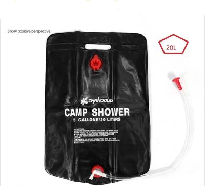 China Portable Outdoor Camping Shower Accessories INSTOCK Outdoor Shower PVC Solar Beach Shower Beach Shower Bag for sale