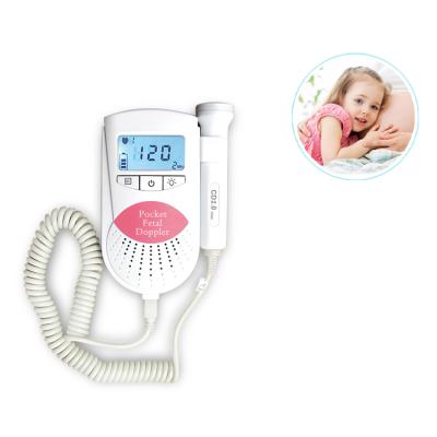 China Baby Heart Rate Monitor Original Factory Price Best Mini Home Used Available Heartbeat Fetal Doppler for sale