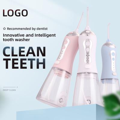 China IPX7 Tooth Care 300ml Waterproof Portable Tooth Cleaner Dental Water Jet Oral Irrigator for sale